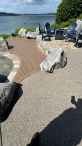 Summer exterior cleaning maintenance on a Washington home