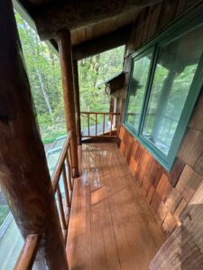 Summer house washing on a Washington home